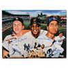 Image 1 : Mantle, Mays, and Snider Signed Print