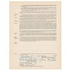 Image 1 : Johnny Mize Signed Contract