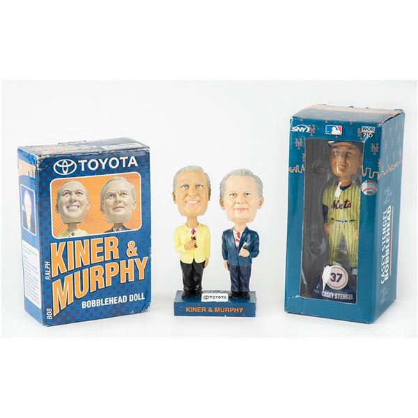 NY Mets: Kiner, Murphy, and Stengel Bobbleheads