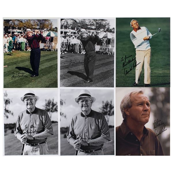 Arnold Palmer and Byron Nelson (6) Signed Photographs