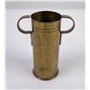 Image 1 : WW1 Trench Art Handled Shell Casing Vase