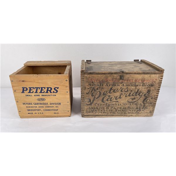 Peters Wood Shell Boxes 12ga Target .38