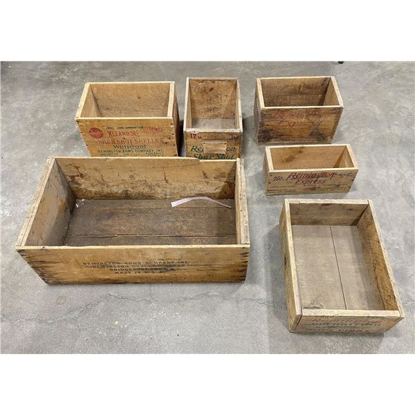 Remington Express Wood Shell Boxes