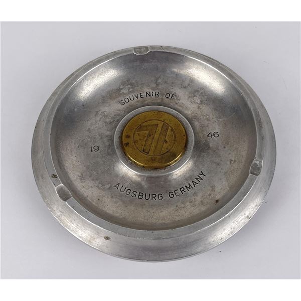 Post WW2 Trench Art Shell Casing Ashtray