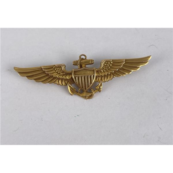 WW2 LGB Balfour 10k GF Navy Pilot Wings