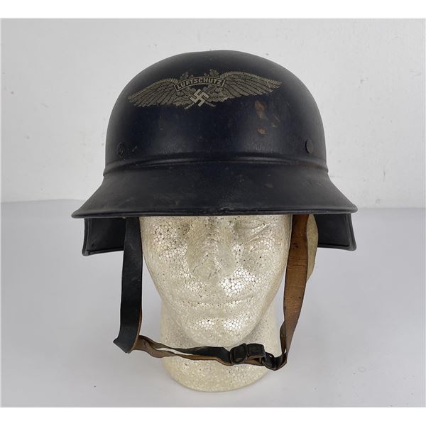 WW2 Nazi German Luftzchutz Air Raid Helmet