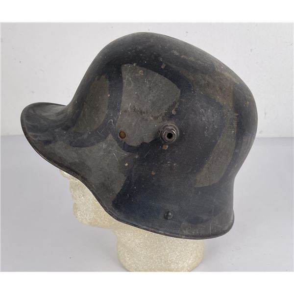 WW1 German Camo Helmet Cold Weather