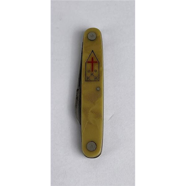 Original KKK Ku Klux Klan Membership Pocket Knife