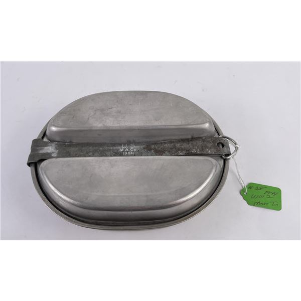 WW2 US Army 1944 Mess Kit