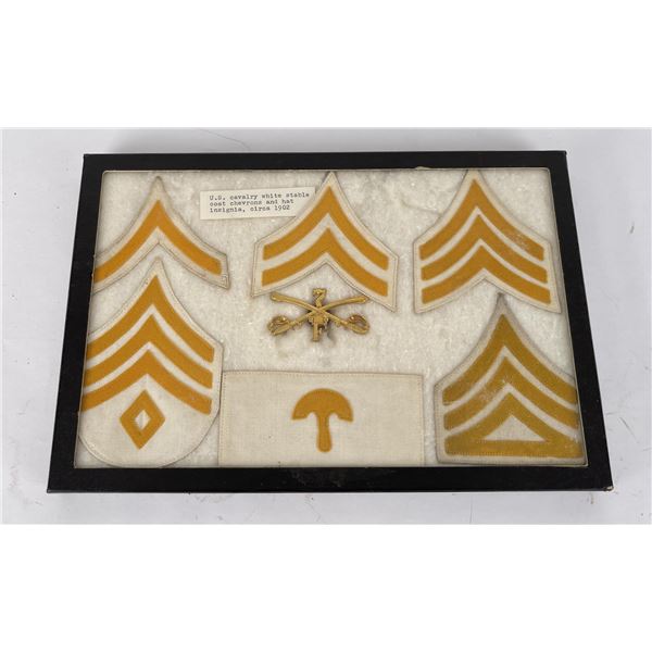 1902 US Cavalry White Stable Coat Chevrons