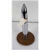 Image 1 : WW2 Trench Art Chromed Artillery Shell
