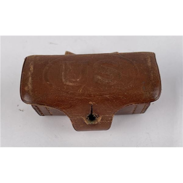 Spanish American War .38 Leather Cartridge Box