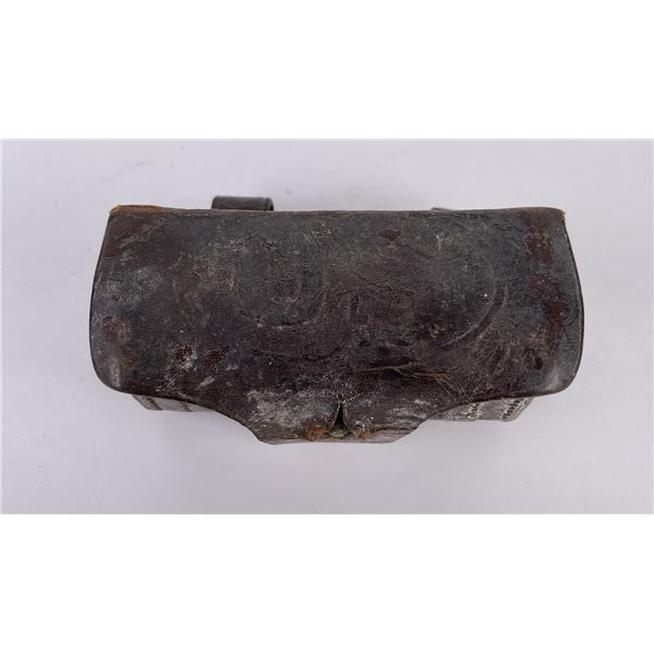 Spanish American War .38 Leather Cartridge Box