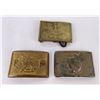 Image 1 : Group of 3 Fraternal Organization Belt Buckles