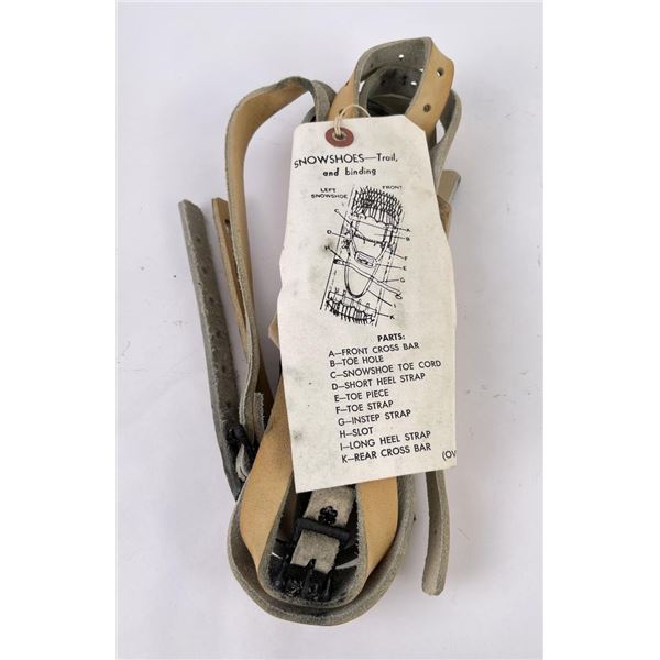 Korean War US Army Trail Snowshoe Bindings