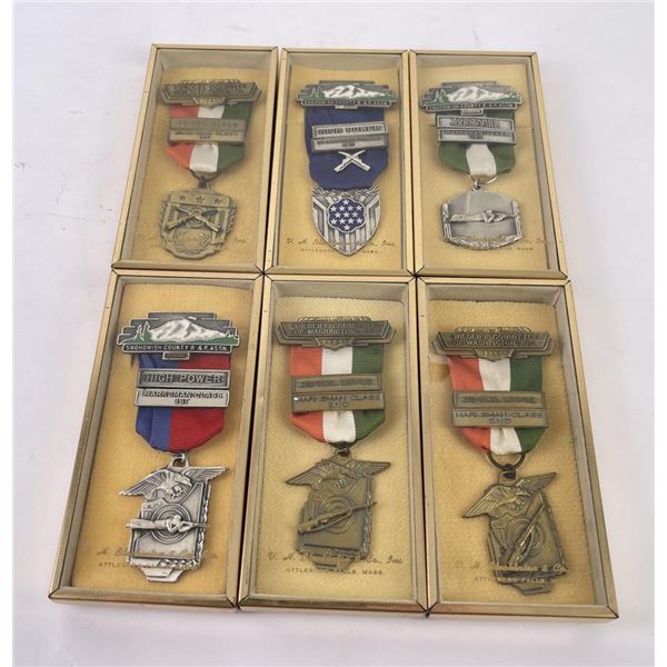 Group of Shooting Award Medals