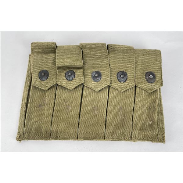 WW2 Thompson 5 Cell Magazine Pouch