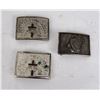 Image 1 : Group of Fraternal Belt Buckles Masonic