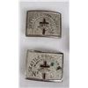 Image 2 : Group of Fraternal Belt Buckles Masonic