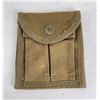 Image 1 : WW2 USMC 45 Auto Clip M1 Carbine Magazine Pouch
