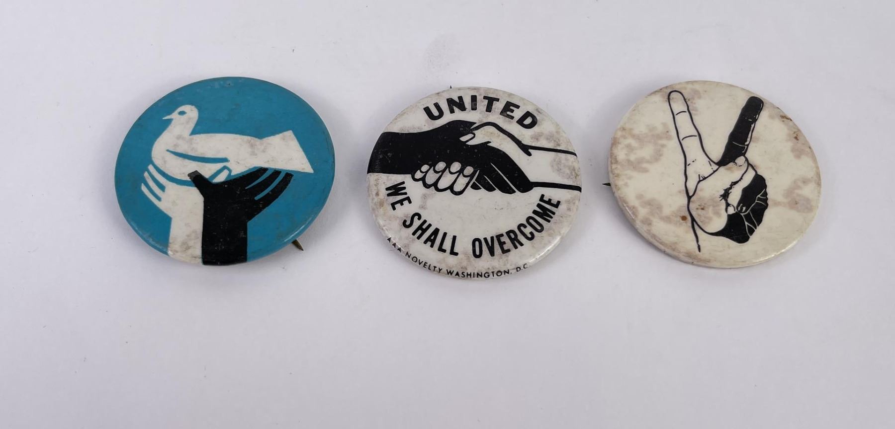 Civil Rights Buttons Vietnam War African American Civil Rights Buttons