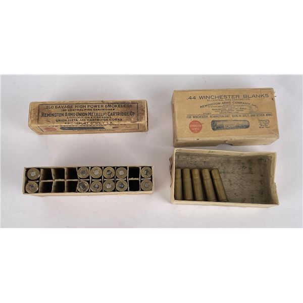 Antique Cowboy Ammo Winchester Remington .44 .250