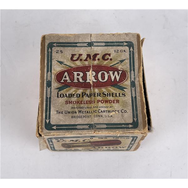 Antique UMC Arrow Two Piece Shotgun Shell Box