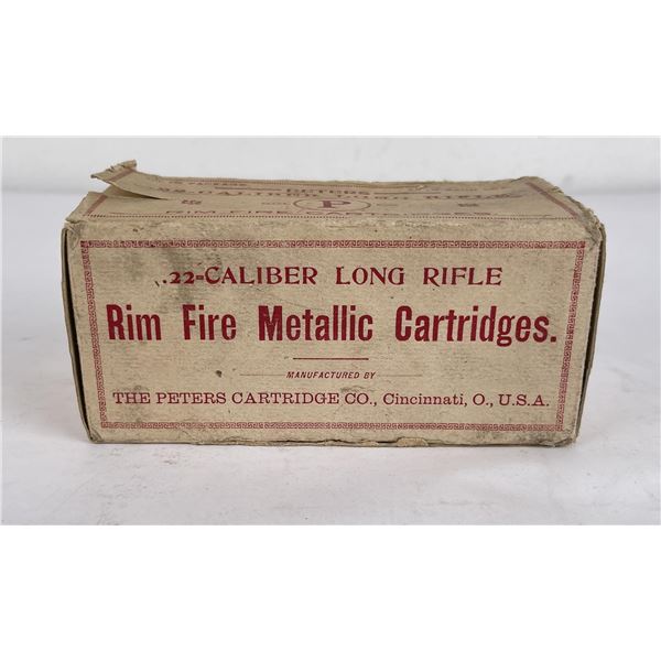 200 Rounds Peters .22 LR Rim Fire Bullet Ammo Box