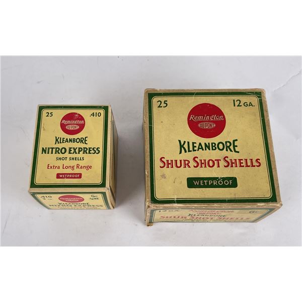 Remington Kleanbore Shotgun Shell Boxes