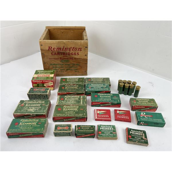 Large Collection of Antique Remington Ammo