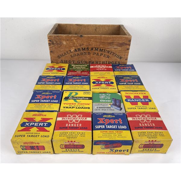 Collection of Vintage Shotgun Shell Boxes