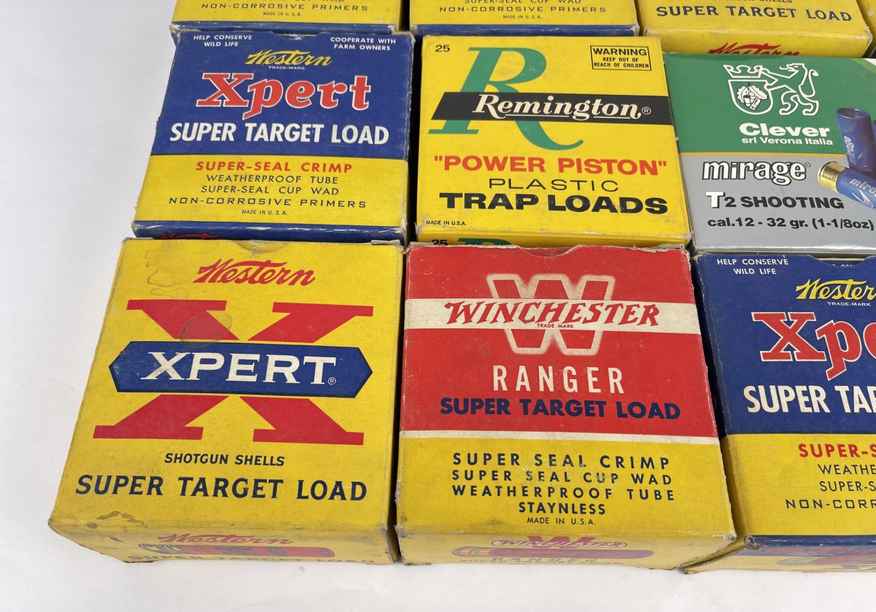 Collection of Vintage Shotgun Shell Boxes