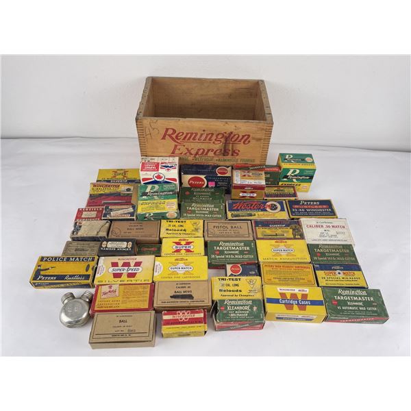 Collection of Rifle Pistol Shotgun Ammo Boxes