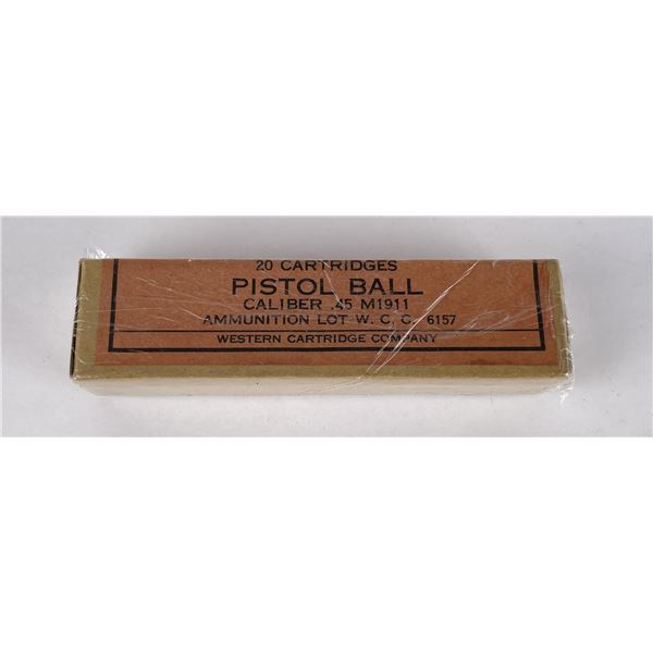WW1 Colt 1911 .45 Pistol Ammo Box