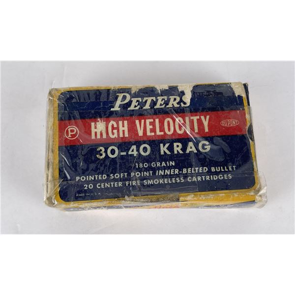 Peters 30-40 Krag Rifle Ammo Box