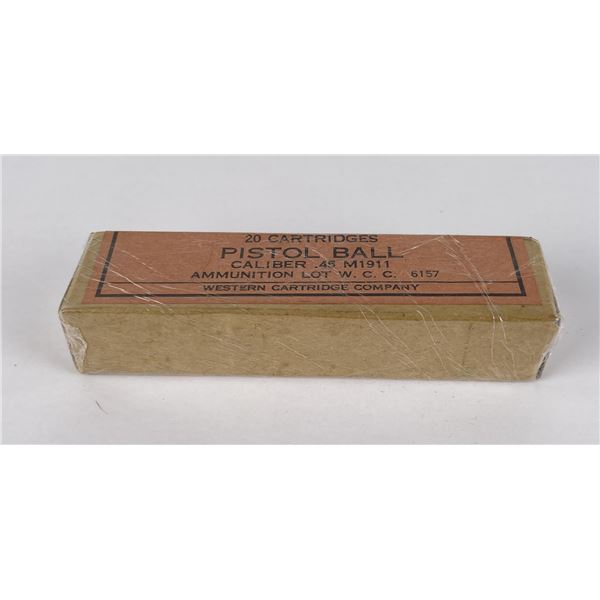WW1 Colt 1911 .45 Pistol Ammo Box