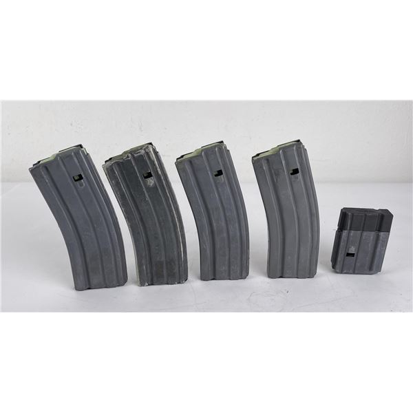 Group of AR15 Rifle Magazines