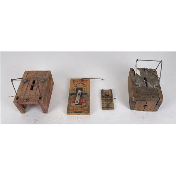 Group of Antique Mouse Traps