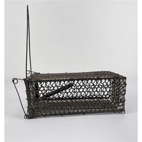 Antique Folk Art Wire Mouse Rat Cage Trap