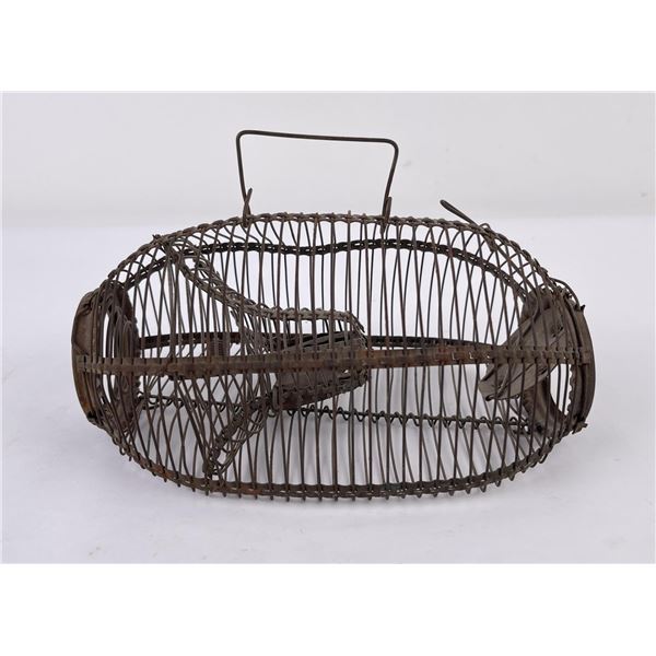 Antique Folk Art Wire Mouse Rat Cage Trap