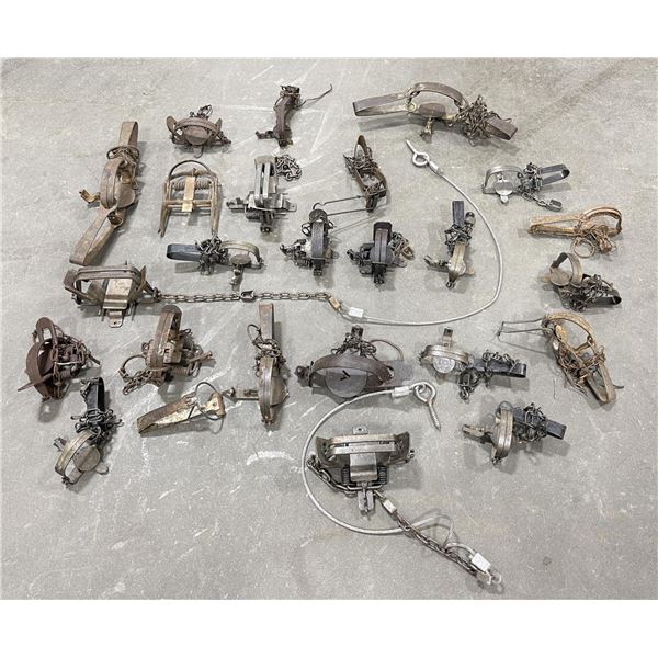 Large Group of Vintage Animal Traps