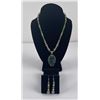 Image 1 : Sterling Silver Necklace and Earrings Set
