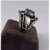 Image 2 : Navajo Sterling Silver Turquoise Ring