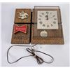 Image 1 : Budweiser King of Beers Lighted Pendulum Clock
