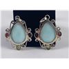 Image 2 : Sterling Silver Semi Precious Stone Pendants