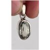 Sterling Silver Faceted Quartz Necklace Pendant
