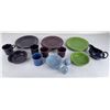 Image 1 : Group of Fiesta Dinnerware Plum Chartreuse