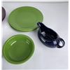Image 5 : Group of Fiesta Dinnerware Plum Chartreuse
