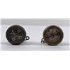 Image 1 : Pair of Marbles Brass Hunting Pin On Compass