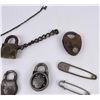Image 10 : Group of Antique Padlocks Locks